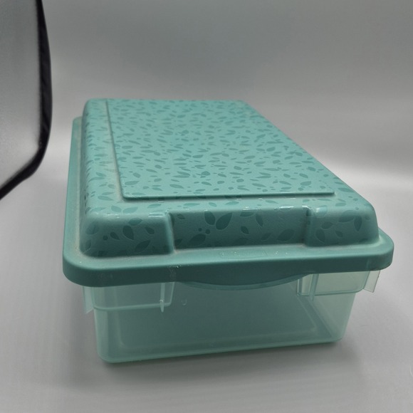 Vintage Rubbermaid Green 0286 High Top Storage Box